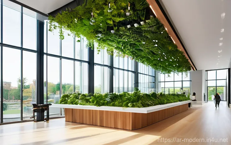 현대건축물 컨벤션 센터 디자인 - **Prompt 1: Innovative Architectural Grandeur with Flexible Green Spaces**
"A grand, modern conf...