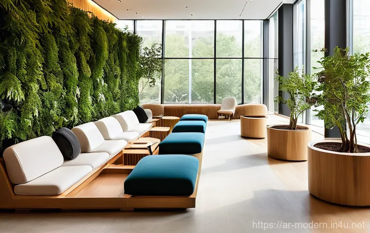 현대건축물 컨벤션 센터 디자인 - **Prompt 2: Cutting-Edge Technology and Immersive Presentations**
    "A futuristic conference hall ...