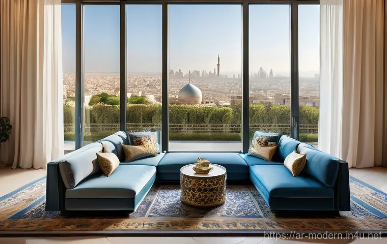 현대건축물 공사 소음 최소화 기법 - Prompt 1: A Serene Oasis of Modern Comfort**